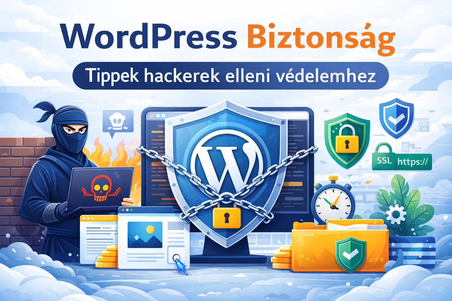 WordPress biztonság: 7 alapvető lépés